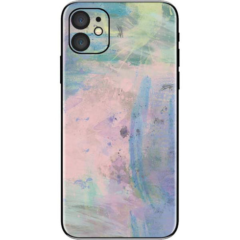 Rose Quartz & Serenity Abstract iPhone 11 Skin