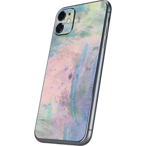 Rose Quartz & Serenity Abstract iPhone 11 Skin