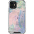 Rose Quartz & Serenity Abstract iPhone 12 Clear Case