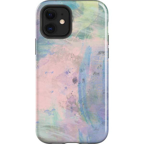 Rose Quartz & Serenity Abstract iPhone 12 Impact Case