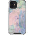 Rose Quartz & Serenity Abstract iPhone 12 Mini Clear Case