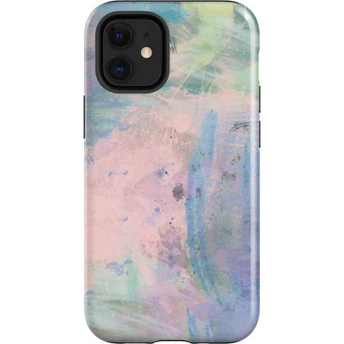 Rose Quartz & Serenity Abstract iPhone 12 Mini Impact Case