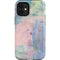 Rose Quartz & Serenity Abstract iPhone 12 Mini Impact Case