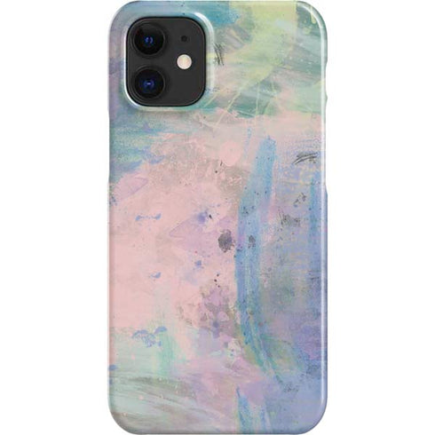 Rose Quartz & Serenity Abstract iPhone 12 Mini Lite Case