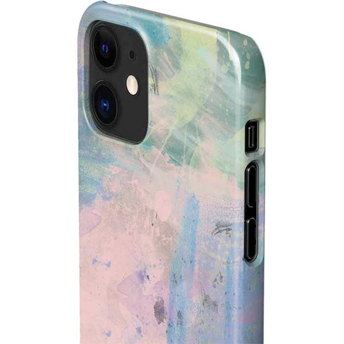 Rose Quartz & Serenity Abstract iPhone 12 Mini Lite Case