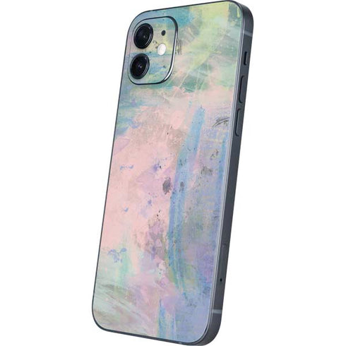 Rose Quartz & Serenity Abstract iPhone 12 Mini Skin