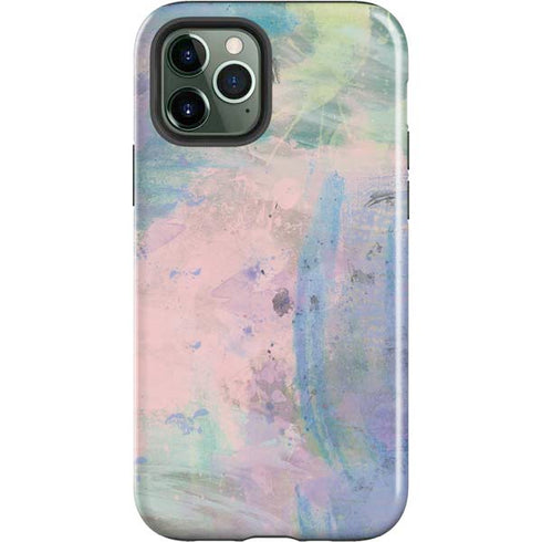 Rose Quartz & Serenity Abstract iPhone 12 Pro Impact Case