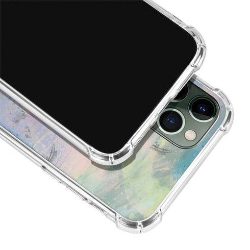 Rose Quartz & Serenity Abstract iPhone 12 Pro Max Clear Case