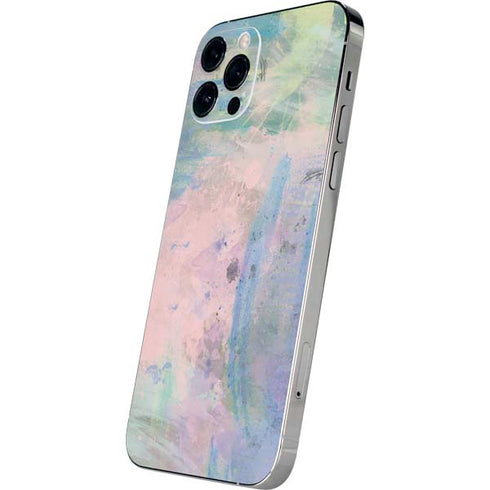 Rose Quartz & Serenity Abstract iPhone 12 Pro Skin