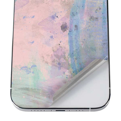 Rose Quartz & Serenity Abstract iPhone 12 Pro Skin