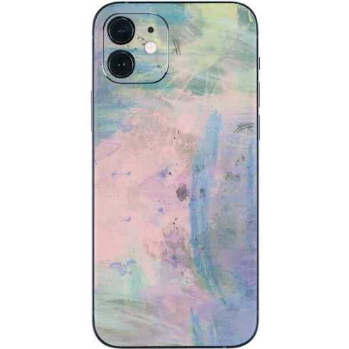 Rose Quartz & Serenity Abstract iPhone 12 Skin