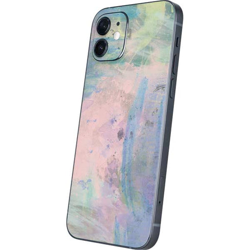 Rose Quartz & Serenity Abstract iPhone 12 Skin