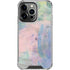 Rose Quartz & Serenity Abstract iPhone 13 Pro Clear Case