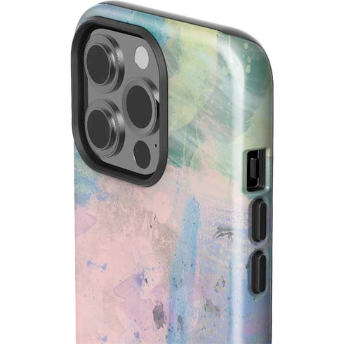 Rose Quartz & Serenity Abstract iPhone 13 Pro Impact Case