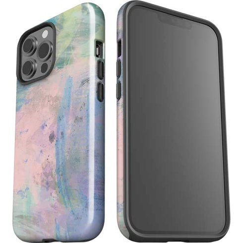 Rose Quartz & Serenity Abstract iPhone 13 Pro Max Impact Case