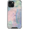 Rose Quartz & Serenity Abstract iPhone 14 Clear Case