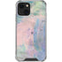 Rose Quartz & Serenity Abstract iPhone 14 Plus Clear Case