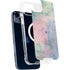 Rose Quartz & Serenity Abstract iPhone 14 Plus MagSafe Case