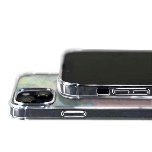 Rose Quartz & Serenity Abstract iPhone 14 Plus MagSafe Case
