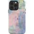 Rose Quartz & Serenity Abstract iPhone 14 Pro Impact Case