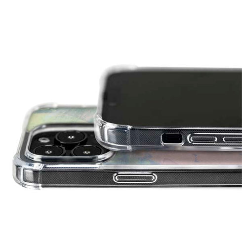 Rose Quartz & Serenity Abstract iPhone 14 Pro MagSafe Case