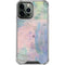 Rose Quartz & Serenity Abstract iPhone 15 Pro Max Clear Case