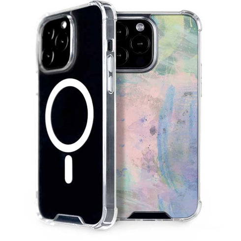 Rose Quartz & Serenity Abstract iPhone 15 Pro Max MagSafe Case
