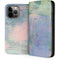 Rose Quartz & Serenity Abstract iPhone 15 Pro Max Folio Case