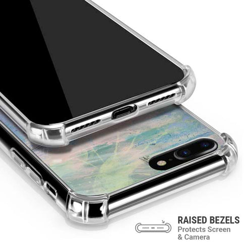 Rose Quartz & Serenity Abstract iPhone 7/8 Plus Clear Case