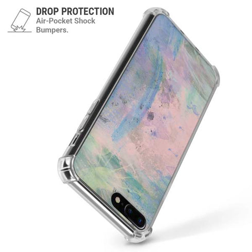 Rose Quartz & Serenity Abstract iPhone 7/8 Plus Clear Case