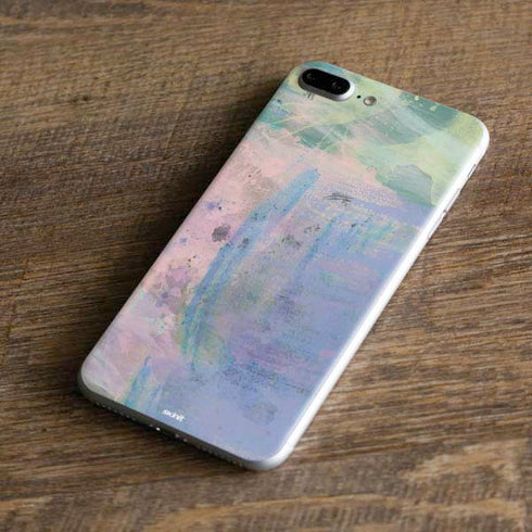 Rose Quartz & Serenity Abstract iPhone 8 Plus Skin