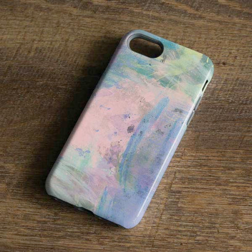 Rose Quartz & Serenity Abstract iPhone 8 Pro Case