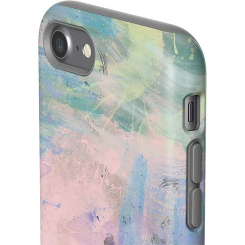 Rose Quartz & Serenity Abstract iPhone SE (2nd & 3rd Gen) Pro Case