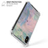 Rose Quartz & Serenity Abstract iPhone XS Max Clear Case