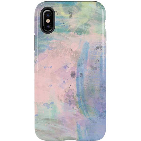 Rose Quartz & Serenity Abstract iPhone XS Pro Case