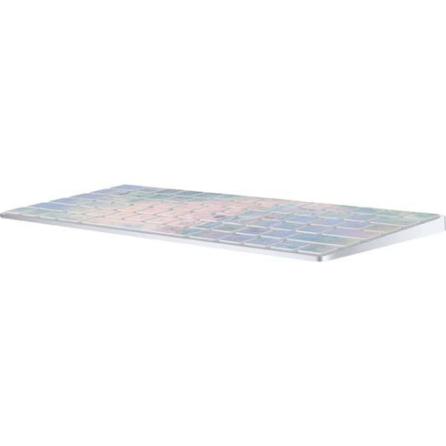 Rose Quartz & Serenity Abstract Magic Keyboard Skin