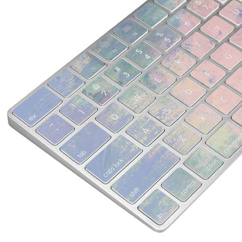 Rose Quartz & Serenity Abstract Magic Keyboard Skin