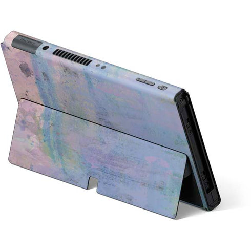Rose Quartz & Serenity Abstract Nintendo Switch OLED (2021) Skin