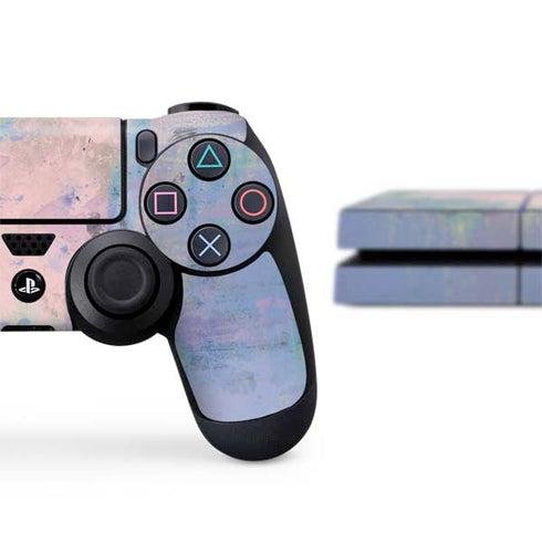 Rose Quartz & Serenity Abstract PS4 Console and Controller Bundle Skin