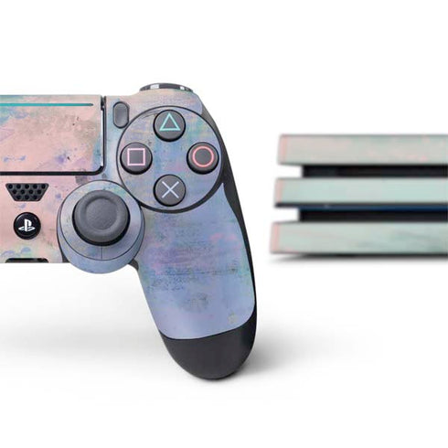 Rose Quartz & Serenity Abstract PS4 Pro Bundle Skin