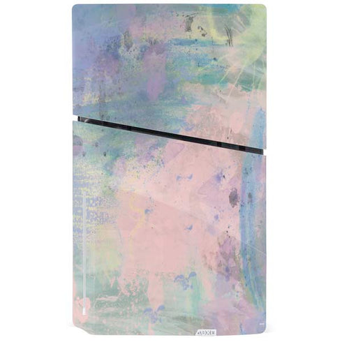 Rose Quartz & Serenity Abstract PS5 Slim Disk Console Skin