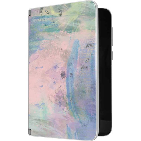 Rose Quartz & Serenity Abstract Surface Duo Skin