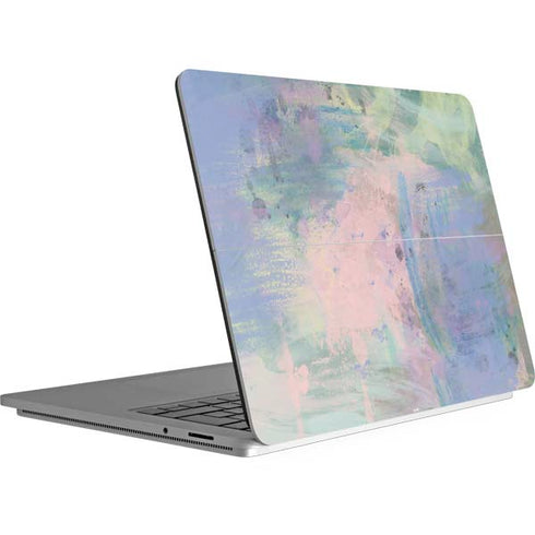 Rose Quartz & Serenity Abstract Surface Laptop Studio Skin