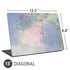 Rose Quartz & Serenity Abstract Universal Laptop 15in (12.2 x 8.8in) Skin