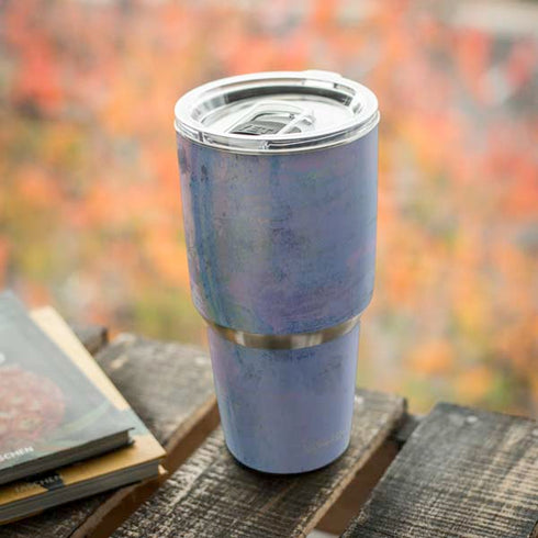 Rose Quartz & Serenity Abstract Yeti 30oz Rambler Tumbler Skin