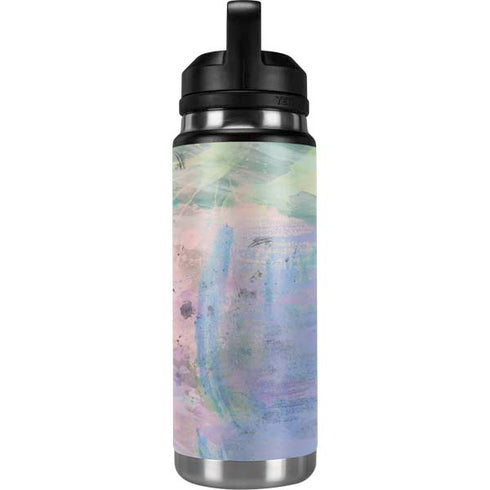 Rose Quartz & Serenity Abstract YETI Rambler 26oz Bottle Skin
