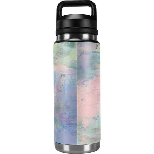 Rose Quartz & Serenity Abstract YETI Rambler 26oz Bottle Skin