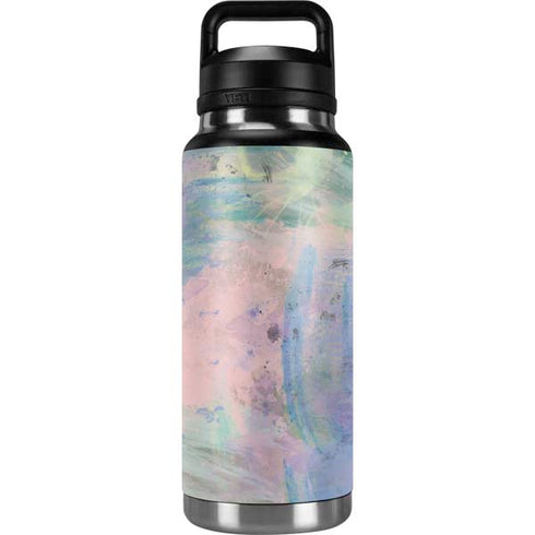 Rose Quartz & Serenity Abstract YETI Rambler 36oz Bottle Skin
