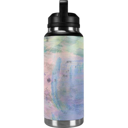 Rose Quartz & Serenity Abstract YETI Rambler 36oz Bottle Skin