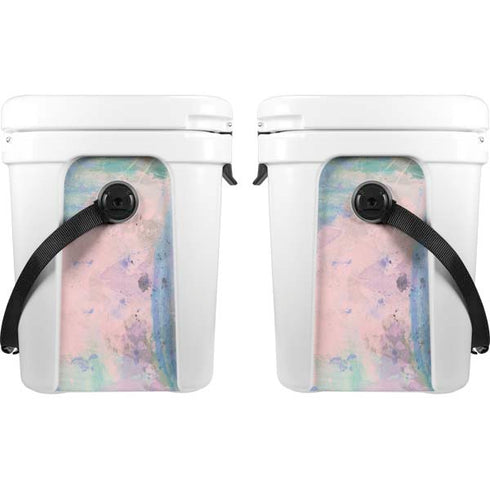 Rose Quartz & Serenity Abstract YETI Roadie 24 Hard Cooler Skin